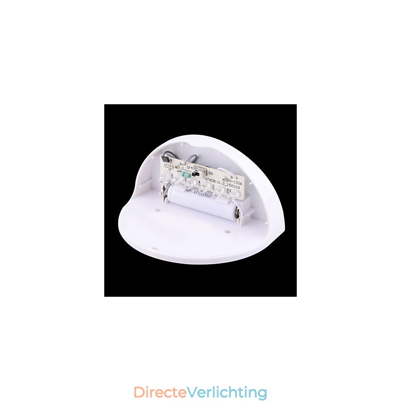Zonne-energie waterdichte IP55 lamp wit + zwart