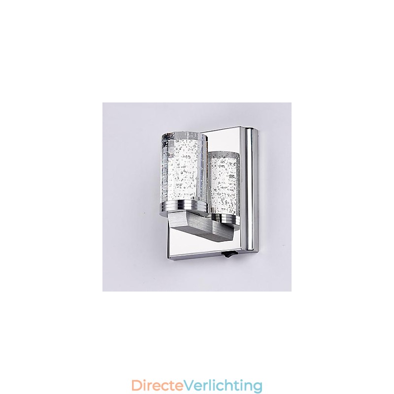 Mini Wandlamp 1Licht Artistieke RVS Stelle Plating