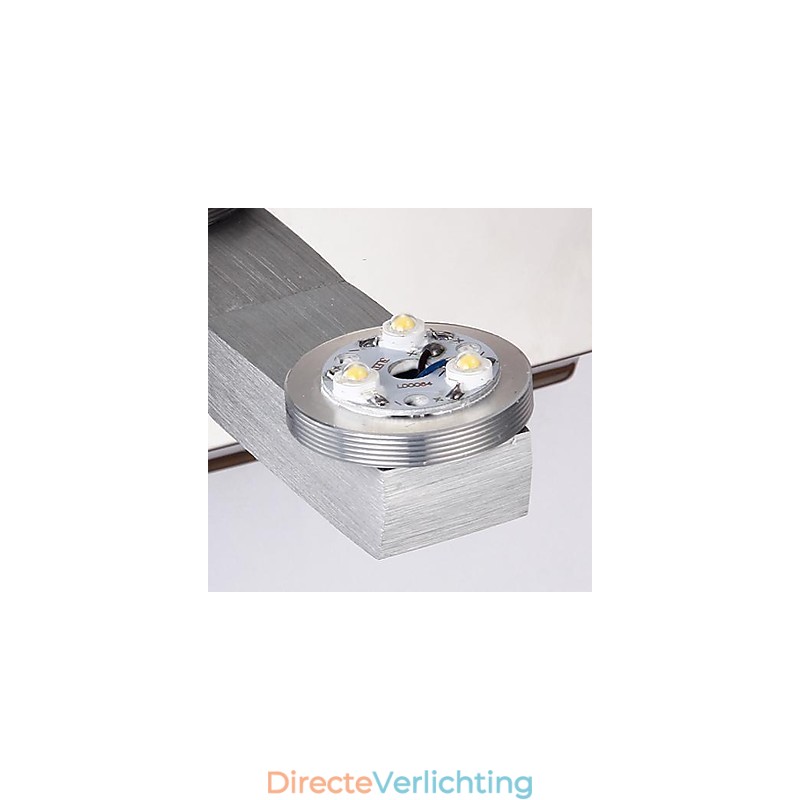 Mini Wandlamp 1Licht Artistieke RVS Stelle Plating