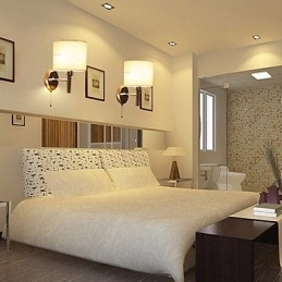 Stijlvolle wandlamp van metaal en stof met 1 lamp in witte cilinder