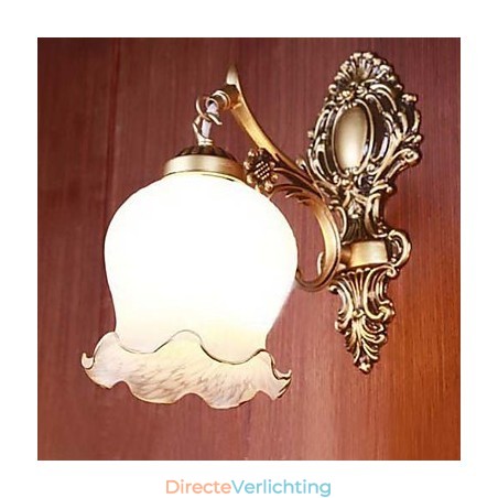 Badkamer Wandlamp 1 Licht Klassiek Metaal Glas Schilderij Badkamer Wandlamp 1 Licht Klassiek Metaal Glas Schilderij