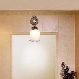 Badkamer Wandlamp 1 Licht Klassiek Metaal Glas Schilderij