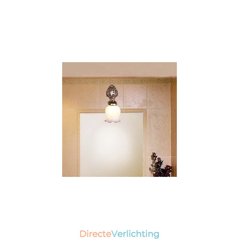 Badkamer Wandlamp 1 Licht Klassiek Metaal Glas Schilderij