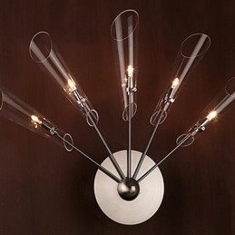 Artistieke Kristallen Wandlamp met 5 Lampen
