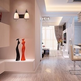 2-lichts wandlamp in witte kap