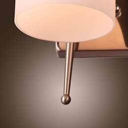 2-lichts wandlamp in witte kap