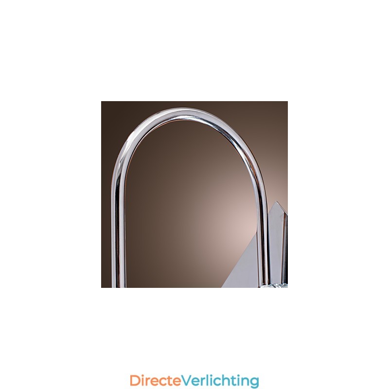 Wandlamp met elegante kristallen druppel