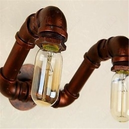 Amerikaanse Bar Xiang Slaapkamer Gangpad Waterpijp Wandlamp Retro Industriële IJzeren Wandlamp