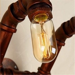Amerikaanse Bar Xiang Slaapkamer Gangpad Waterpijp Wandlamp Retro Industriële IJzeren Wandlamp