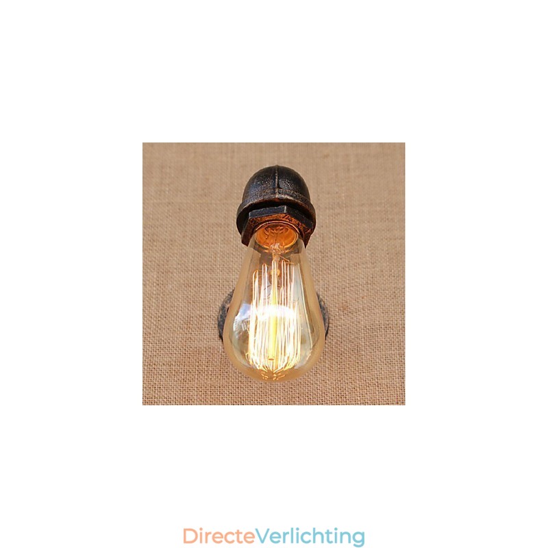 Nostalgia Eenvoudige Waterpijp Decoratieve Kleine Wandlamp Wandlamp