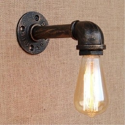 Nostalgia Eenvoudige Waterpijp Decoratieve Kleine Wandlamp Wandlamp