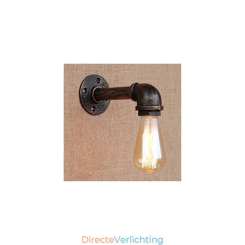 Nostalgia Eenvoudige Waterpijp Decoratieve Kleine Wandlamp Wandlamp
