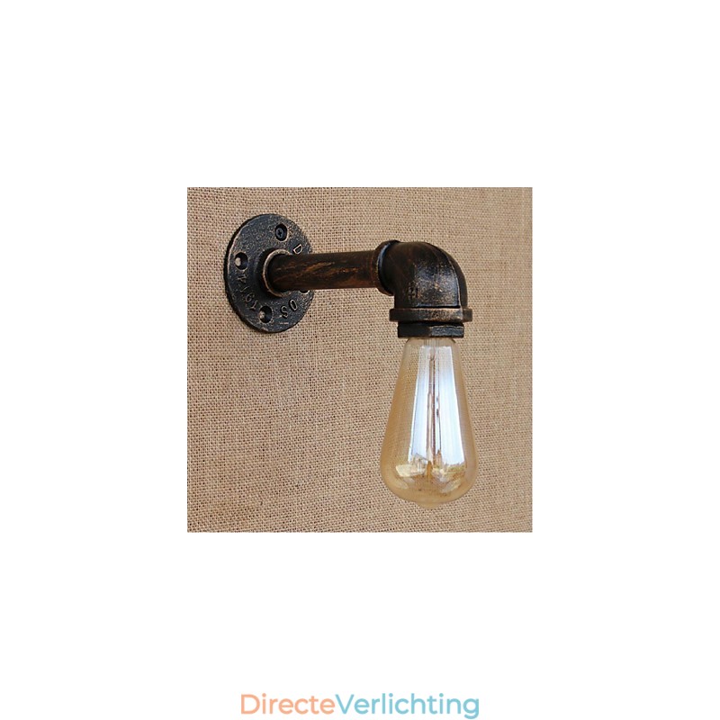 Nostalgia Eenvoudige Waterpijp Decoratieve Kleine Wandlamp Wandlamp