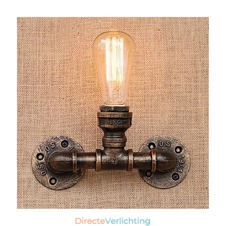 Nostalgia Eenvoudige Waterpijp Decoratieve Kleine Wandlamp Wandlamp Nostalgia Eenvoudige Waterpijp Decoratieve Kleine Wandlamp Wandlamp