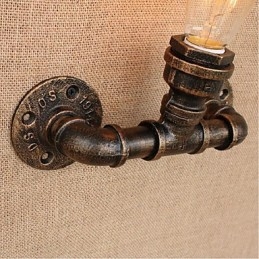 Nostalgia Eenvoudige Waterpijp Decoratieve Kleine Wandlamp Wandlamp