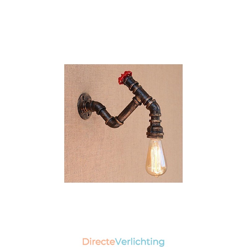 Nostalgia Eenvoudige Waterpijp Decoratieve Kleine Wandlamp Wandlamp