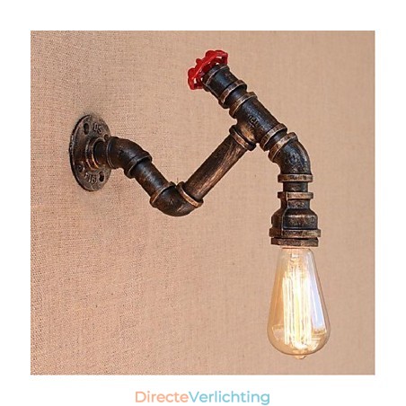 Nostalgia Eenvoudige Waterpijp Decoratieve Kleine Wandlamp Wandlamp Nostalgia Eenvoudige Waterpijp Decoratieve Kleine Wandlamp Wandlamp