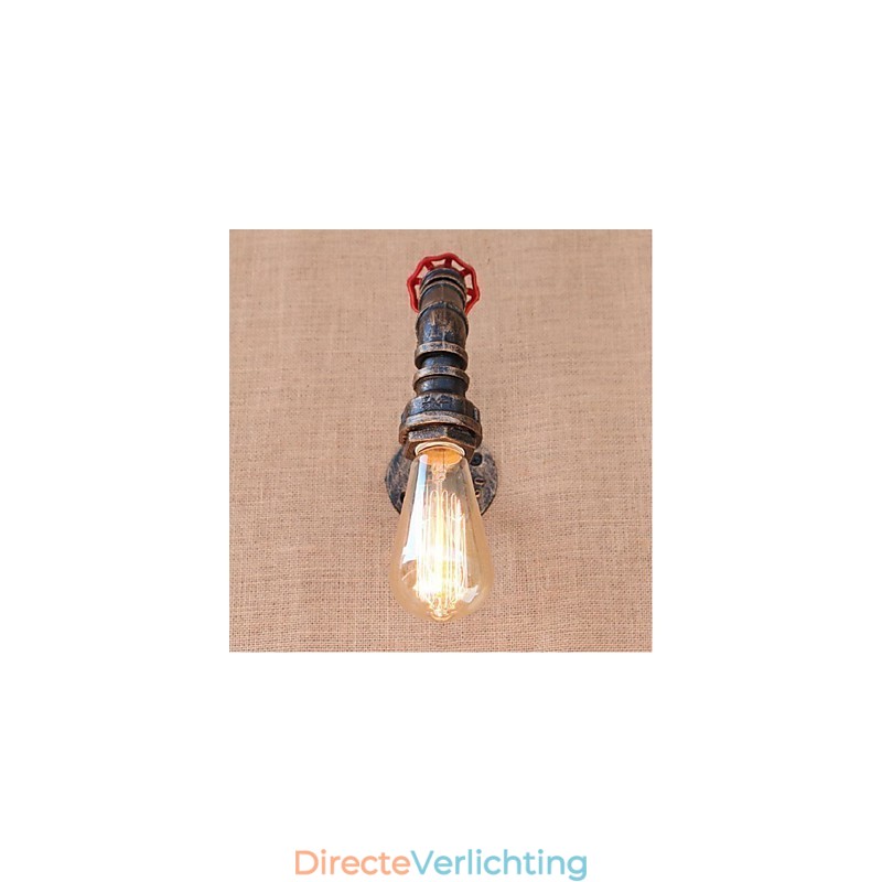 Nostalgia Eenvoudige Waterpijp Decoratieve Kleine Wandlamp Wandlamp