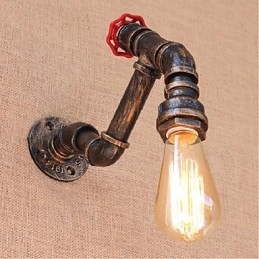 Nostalgia Eenvoudige Waterpijp Decoratieve Kleine Wandlamp Wandlamp