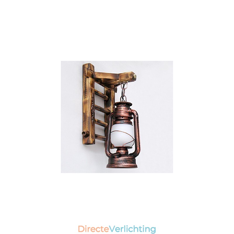 Chinese retro nostalgie creatieve verlichting kerosine lamp lantaarns Wandlampen Wandlamp