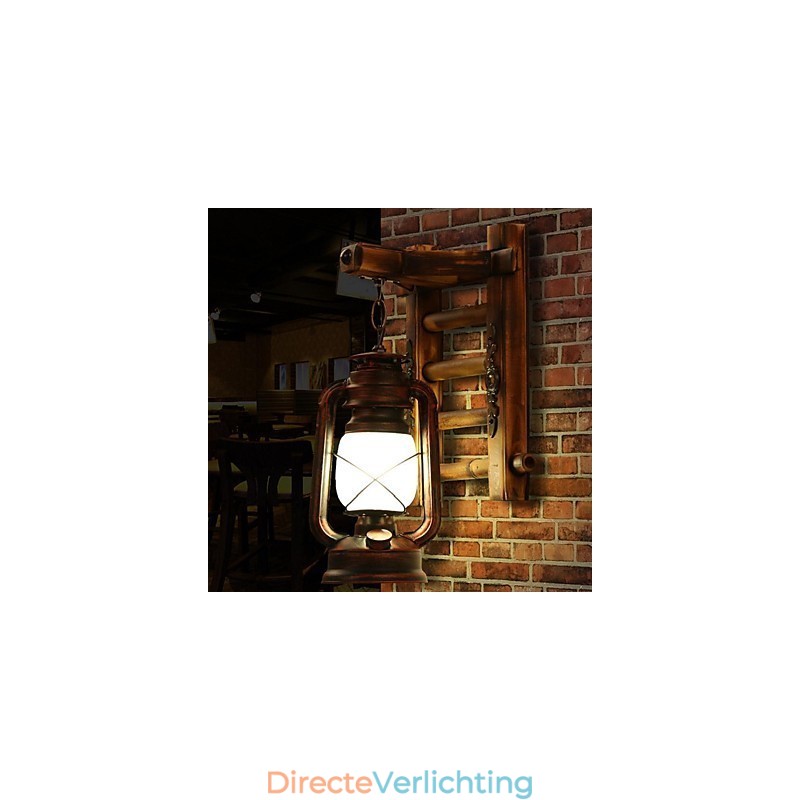 Chinese retro nostalgie creatieve verlichting kerosine lamp lantaarns Wandlampen Wandlamp