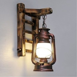 Chinese retro nostalgie creatieve verlichting kerosine lamp lantaarns Wandlampen Wandlamp