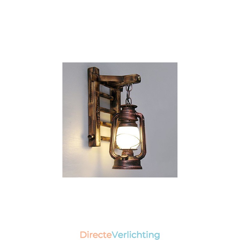 Chinese retro nostalgie creatieve verlichting kerosine lamp lantaarns Wandlampen Wandlamp