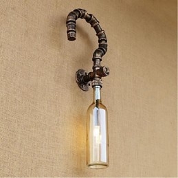 Retro American Village Creatieve Industrie Wind Designer Waterfles Wandlamp Wandlamp Amber