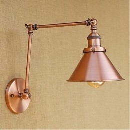 Lange arm Half roest Retro Creatieve Nostalgische Intrekbare Opvouwbare Wandlampen Wandlamp
