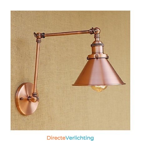 Lange arm Half roest Retro Creatieve Nostalgische Intrekbare Opvouwbare Wandlampen Wandlamp