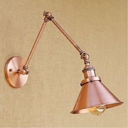 Lange arm Half roest Retro Creatieve Nostalgische Intrekbare Opvouwbare Wandlampen Wandlamp