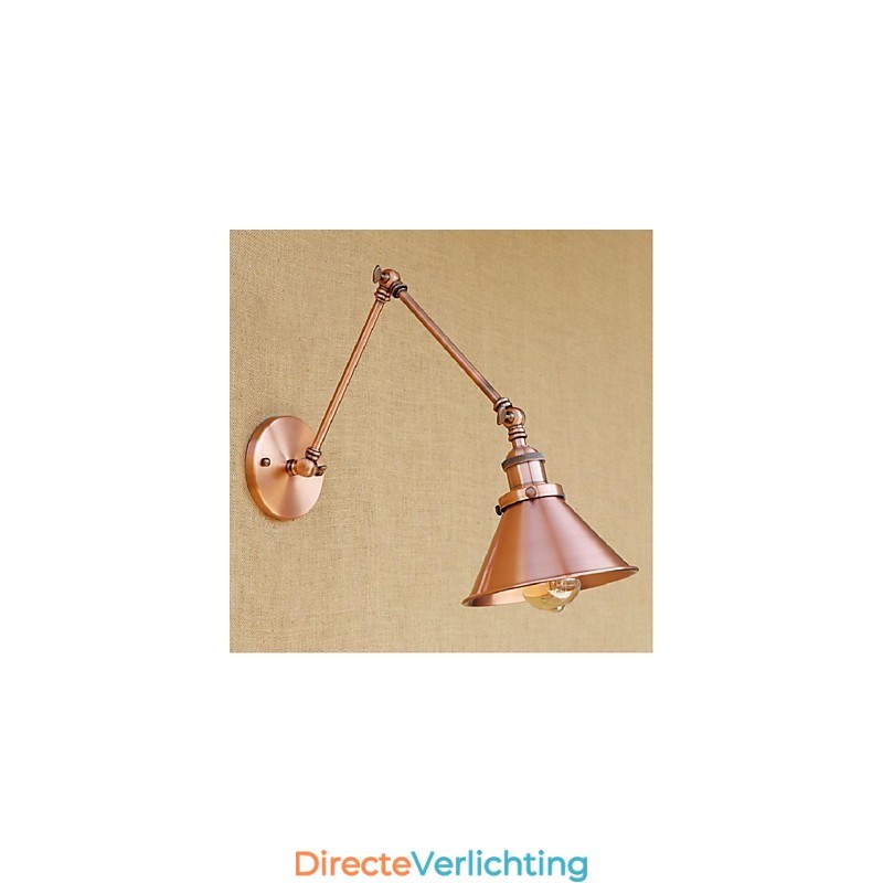 Lange arm Half roest Retro Creatieve Nostalgische Intrekbare Opvouwbare Wandlampen Wandlamp