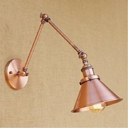 Lange arm Half roest Retro Creatieve Nostalgische Intrekbare Opvouwbare Wandlampen Wandlamp