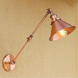 Lange arm Half roest Retro Creatieve Nostalgische Intrekbare Opvouwbare Wandlampen Wandlamp