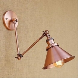Lange arm Half roest Retro Creatieve Nostalgische Intrekbare Opvouwbare Wandlampen Wandlamp