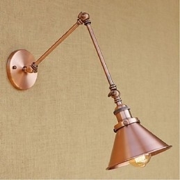 Lange arm Half roest Retro Creatieve Nostalgische Intrekbare Opvouwbare Wandlampen Wandlamp