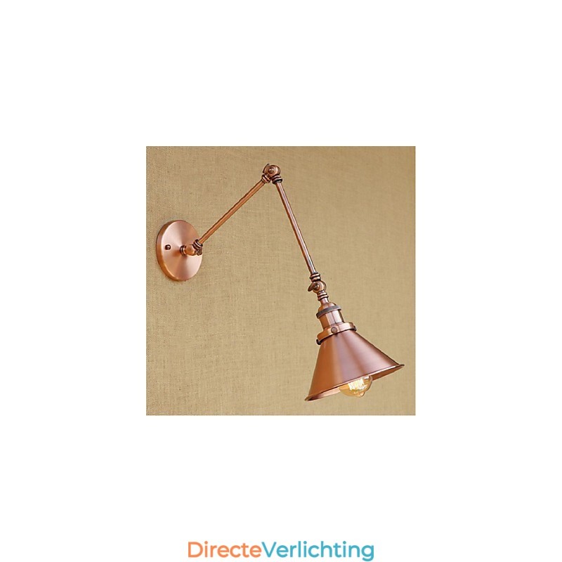Lange arm Half roest Retro Creatieve Nostalgische Intrekbare Opvouwbare Wandlampen Wandlamp