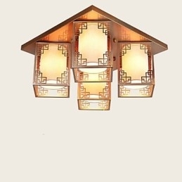 Een Chinese stijl lampen ijzeren plafondverlichting sfeer