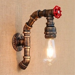 Rustieke Lodge Antieke Messing Kenmerk voor Sfeerverlichting Wandlampen Wandlamp