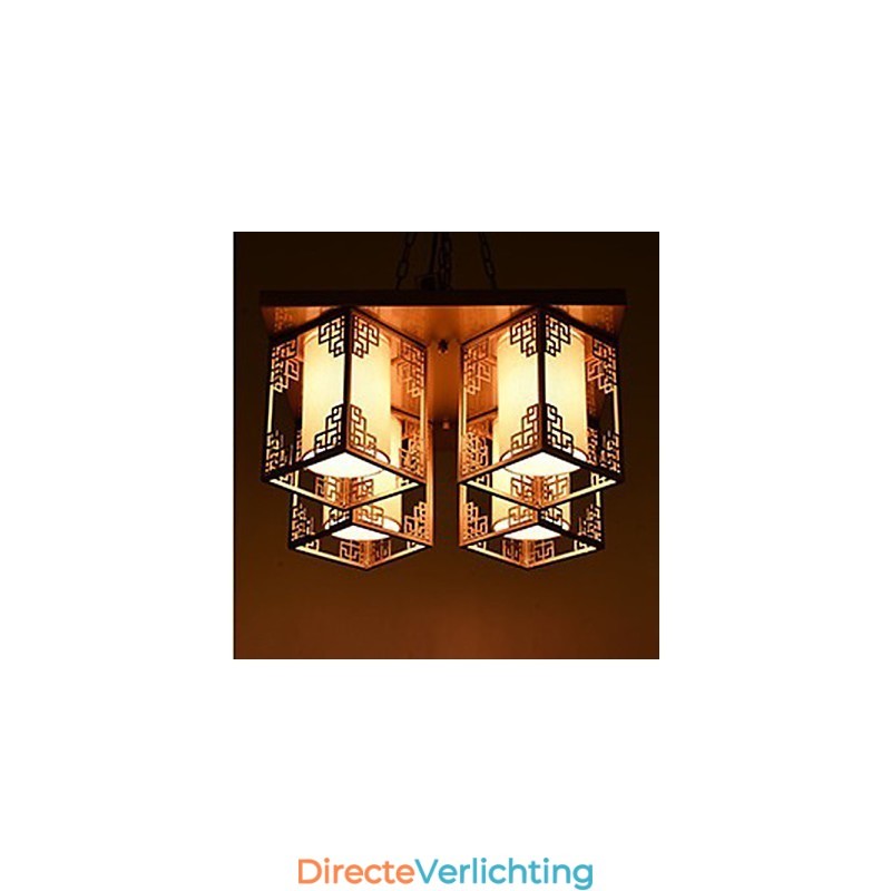 Een Chinese stijl lampen ijzeren plafondverlichting sfeer