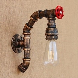 Rustieke Lodge Antieke Messing Kenmerk voor Sfeerverlichting Wandlampen Wandlamp
