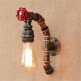 Rustieke Lodge Antieke Messing Kenmerk voor Sfeerverlichting Wandlampen Wandlamp