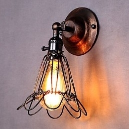 Moderne eigentijdse traditionele klassieke landelijke gegalvaniseerde functie voor sfeerverlichting wandlampen wandlamp