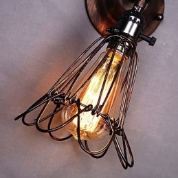 Moderne eigentijdse traditionele klassieke landelijke gegalvaniseerde functie voor sfeerverlichting wandlampen wandlamp