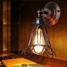 Moderne eigentijdse traditionele klassieke landelijke gegalvaniseerde functie voor sfeerverlichting wandlampen wandlamp