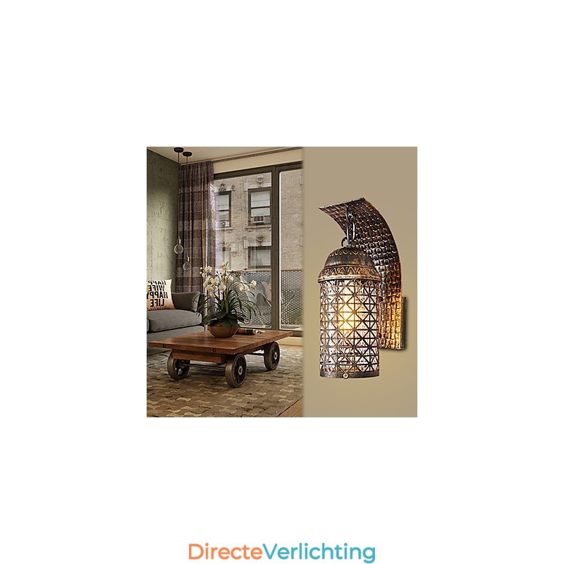 Rustieke Lodge Schilderij Kenmerk voor Mini Stijl Uplight Wandlampen Wandlamp
