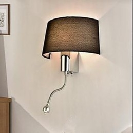 De hotelkamer slaapkamer gangpad stoffen lamp bedlamp met Amerikaanse bedlamp schakelaar