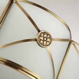 Traditionele klassieke rustieke lodge messing metalen inbouw