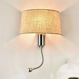 De hotelkamer slaapkamer gangpad stoffen lamp bedlamp met Amerikaanse bedlamp schakelaar