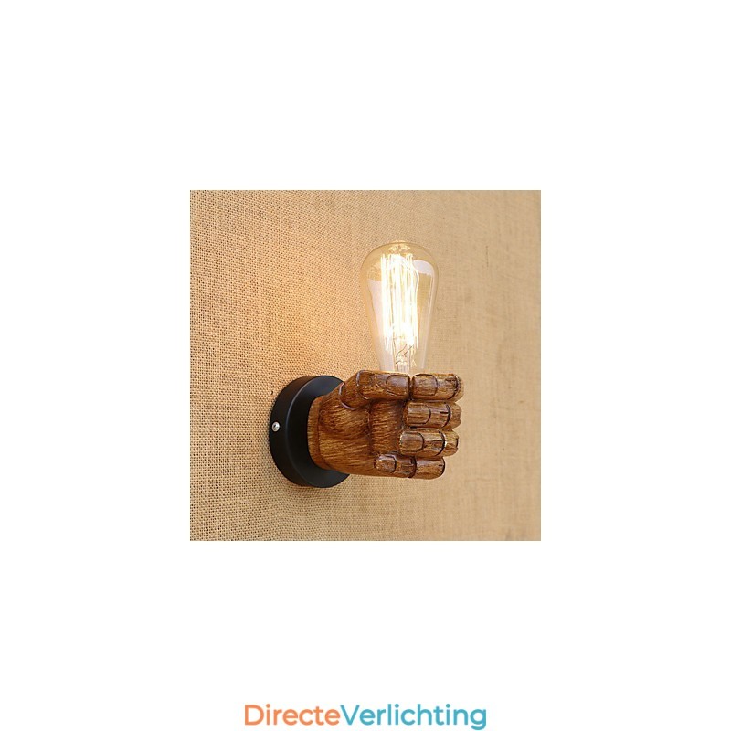 Moderne, eigentijdse, landelijke, retro-kenmerken voor wandlampen met sfeerverlichting in ministijl